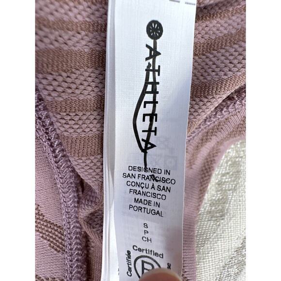 Athleta Momentum Seamless Tank Top Smoked Mauve Marble Racerback Size Small - Picture 5 of 7